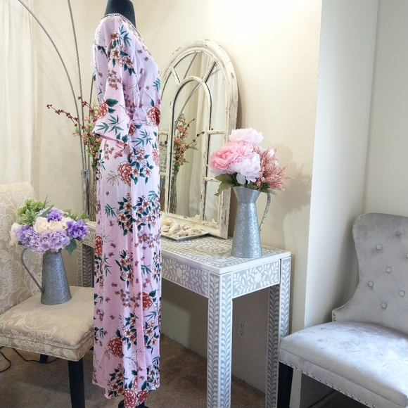 🍒NWT🍒 THE ORIENT KIMONO WRAP DRESS - Picture 9 of 13